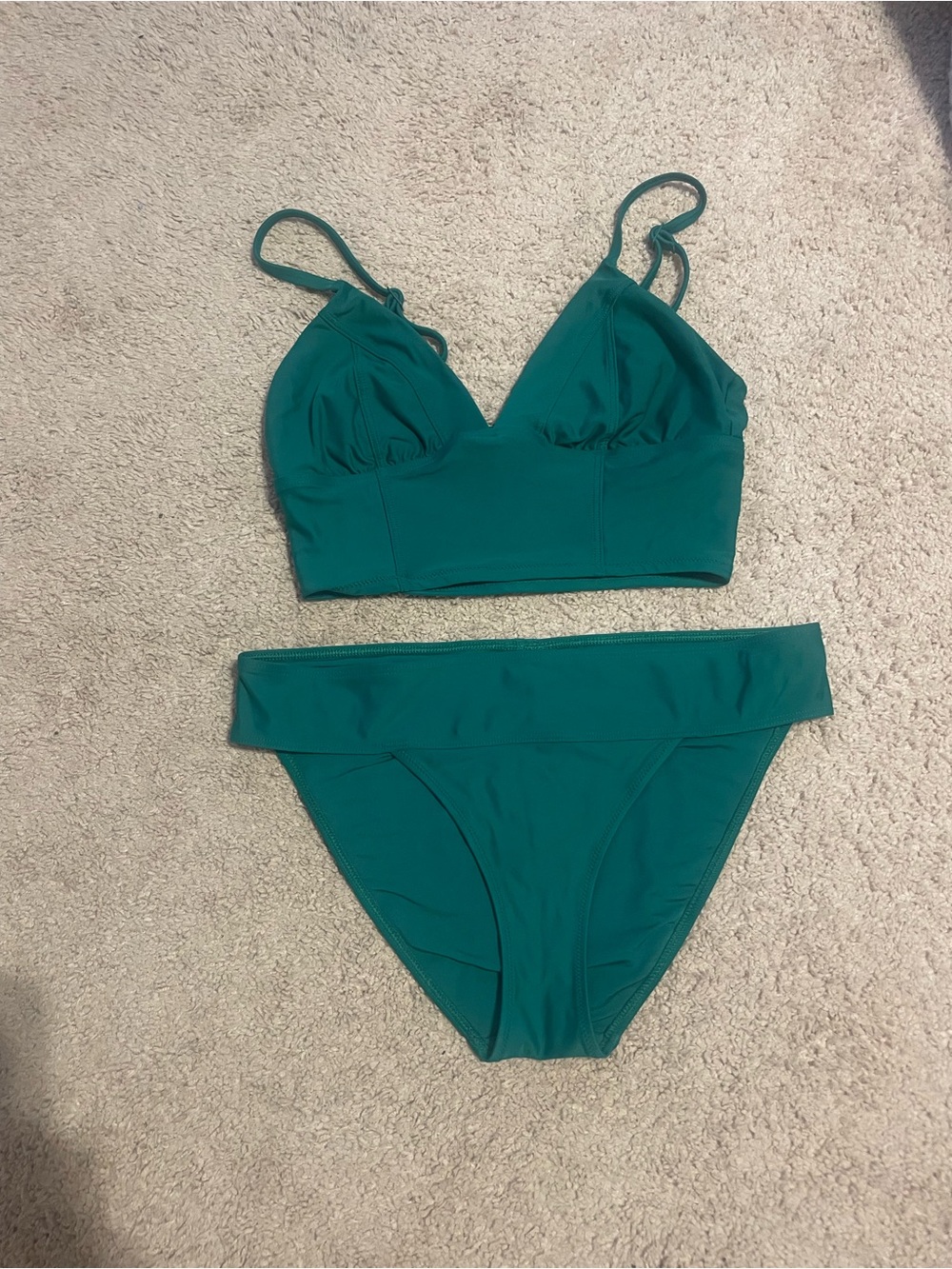 aerie Teal Green Two-Piece Bikini Set
